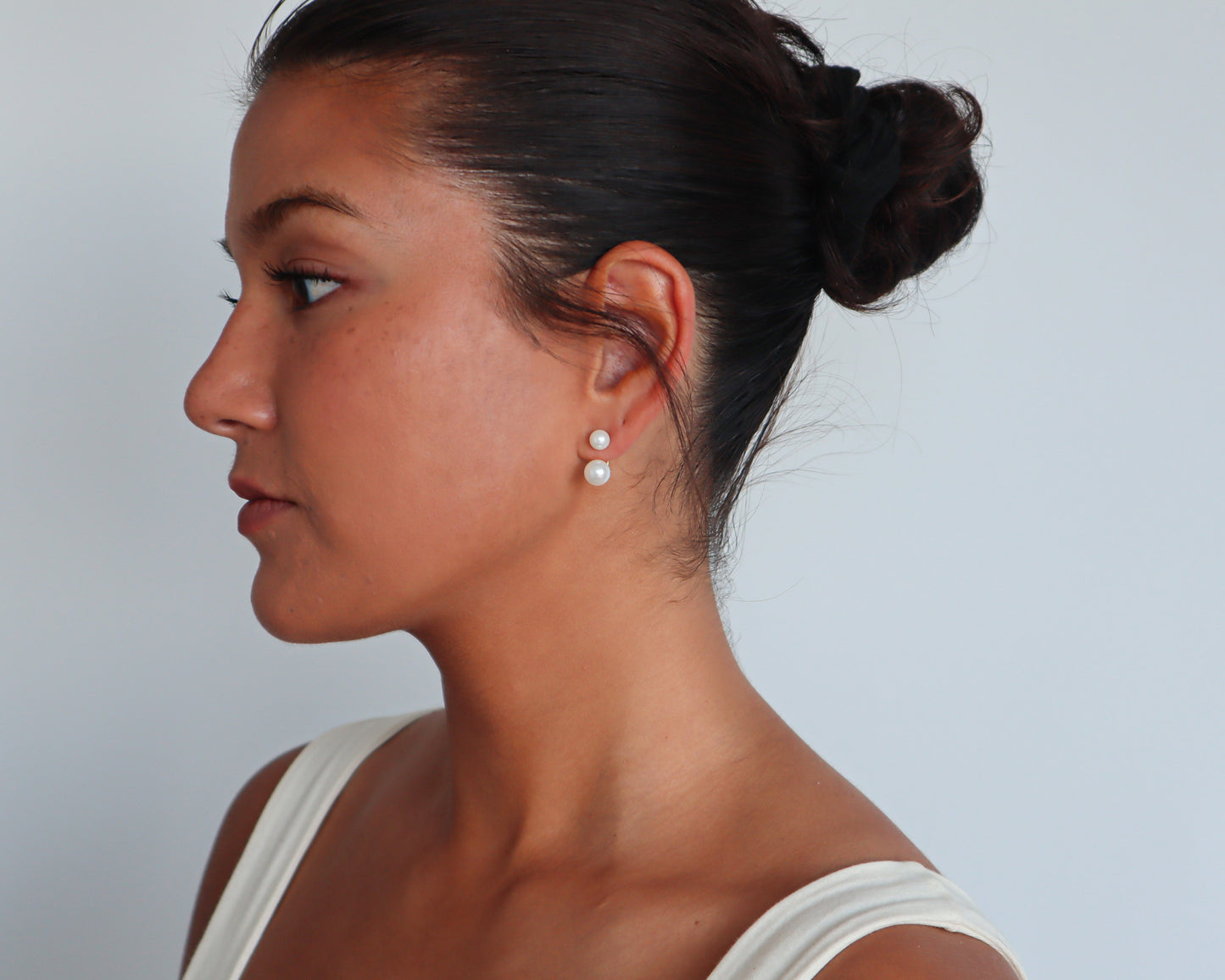 PEARL FRONT BACK EARRINGS