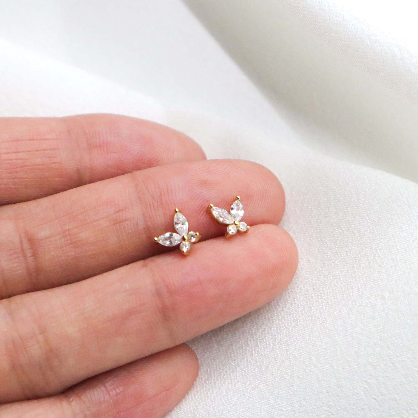 BUTTERFLY STUDS