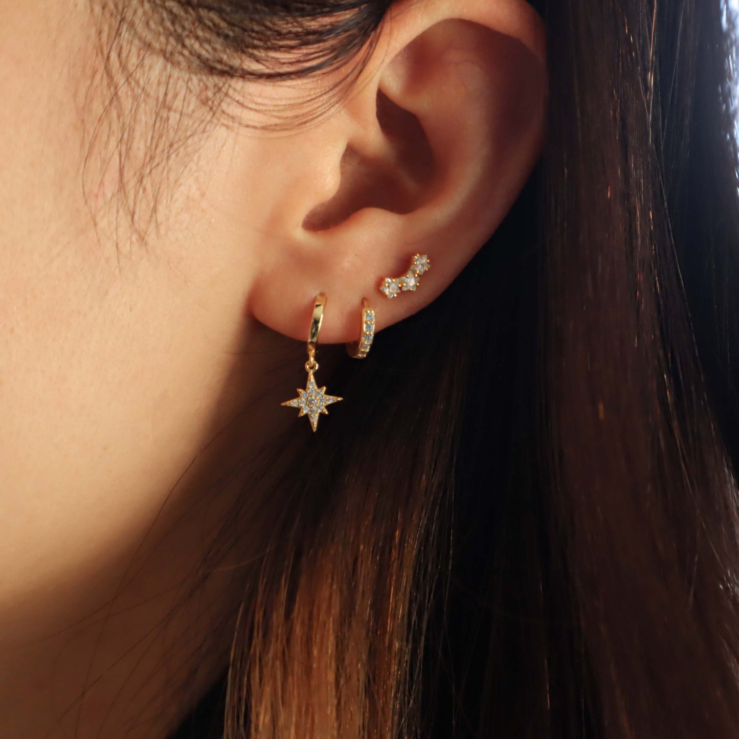 STAR CLIMBER EARRING SET