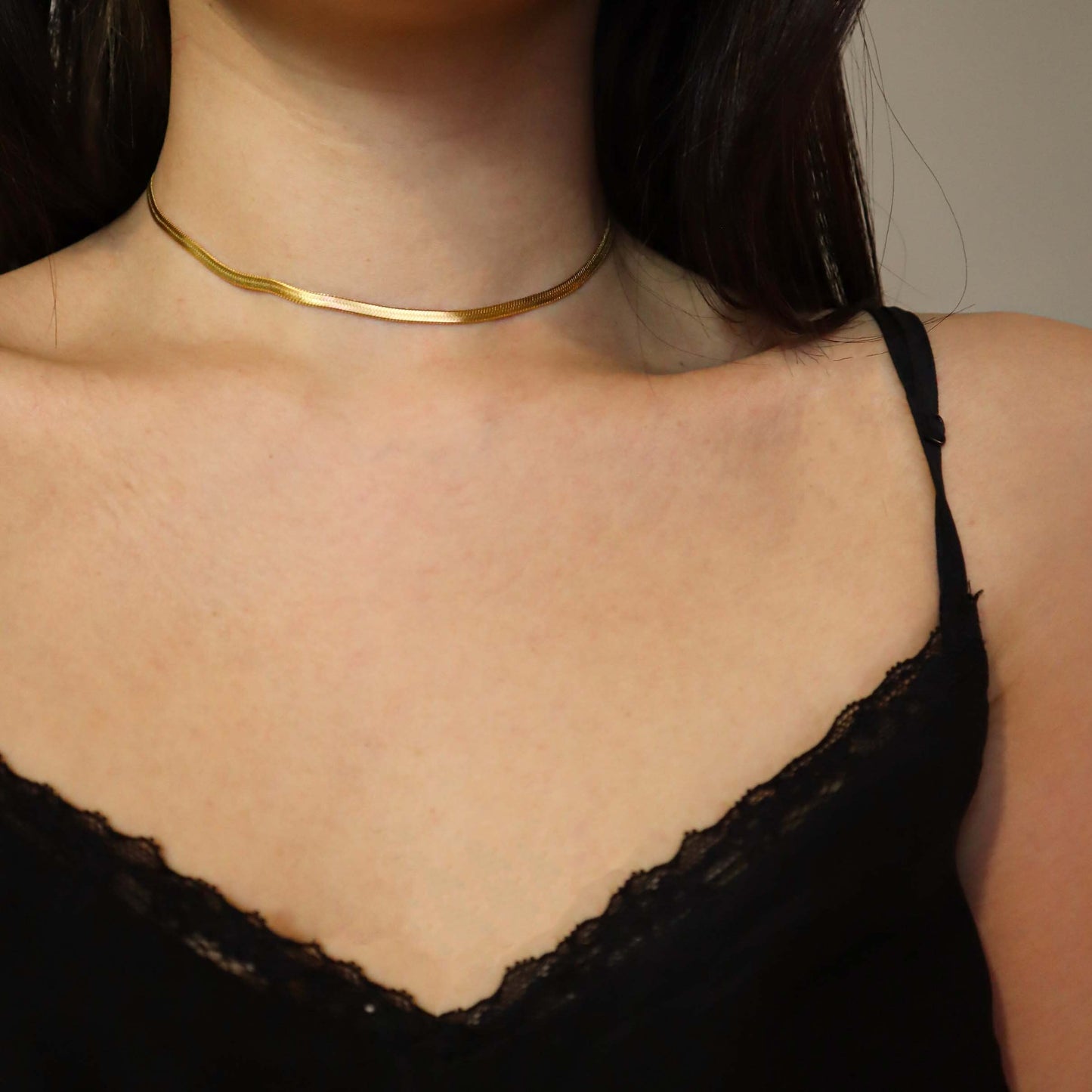 HERRINGBONE CHOKER