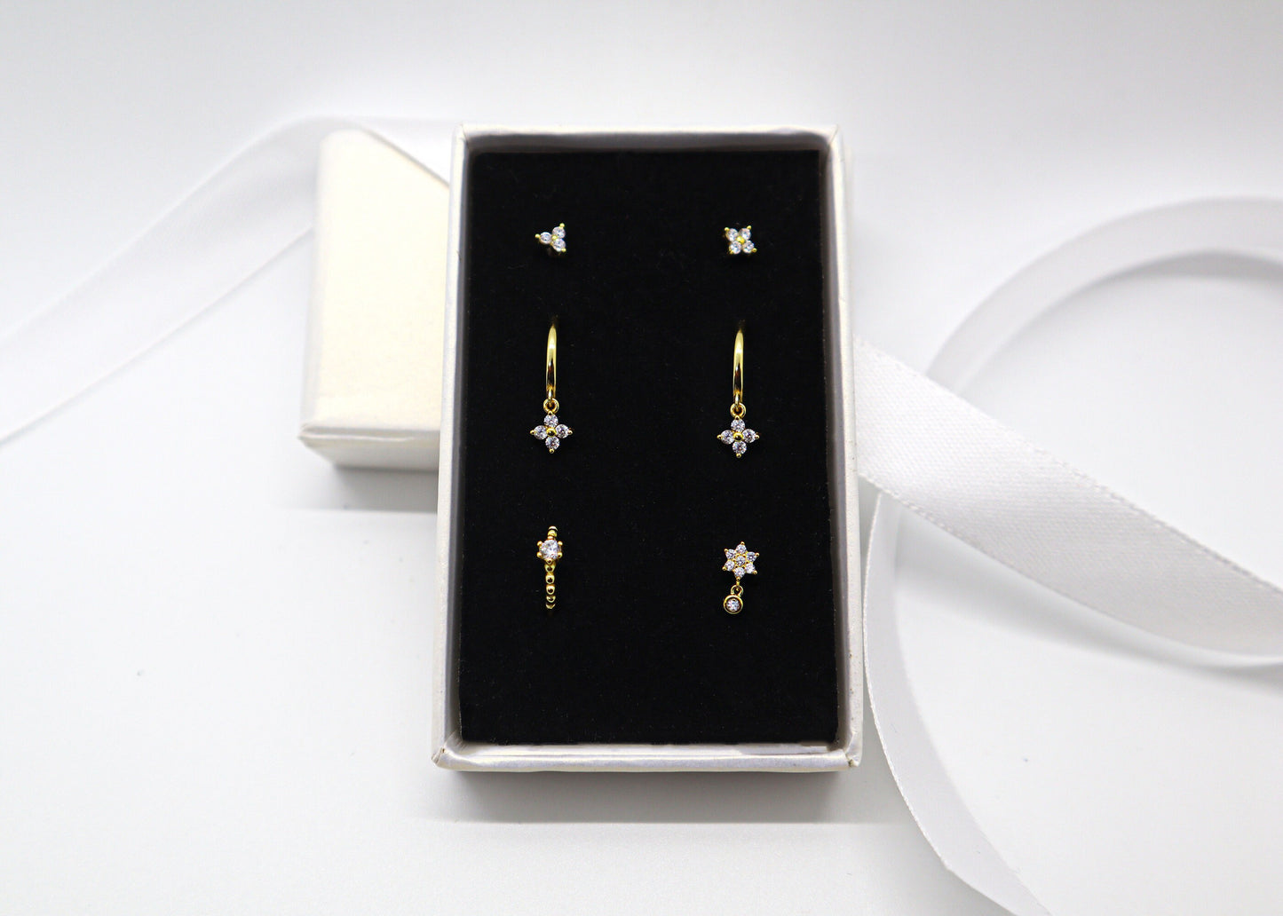 CLOVER VARIETY EARRING SET