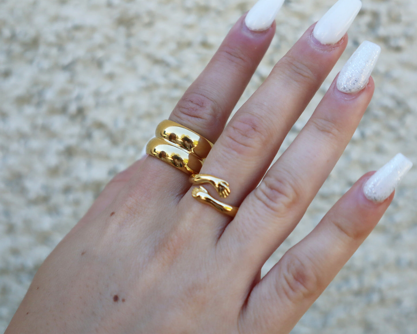 DOUBLE DOME RING