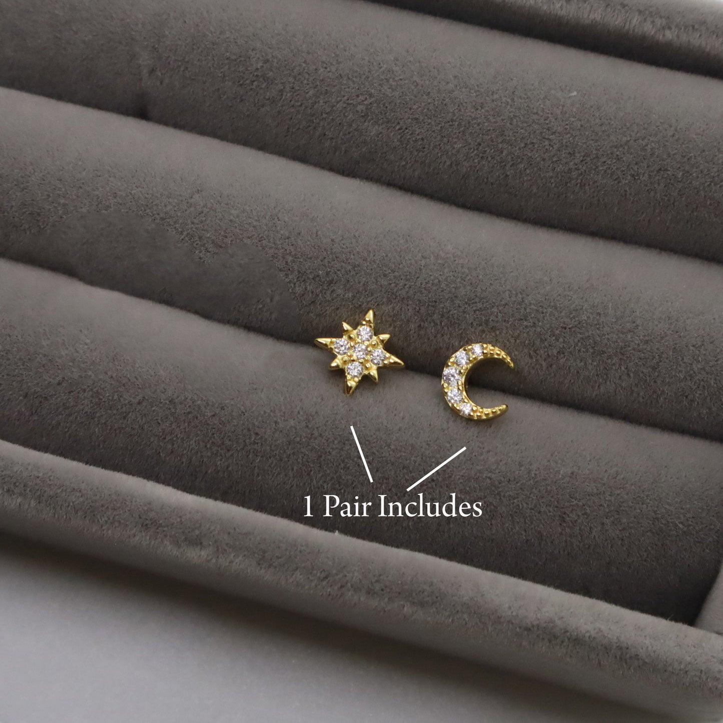 MOON STAR STUDS