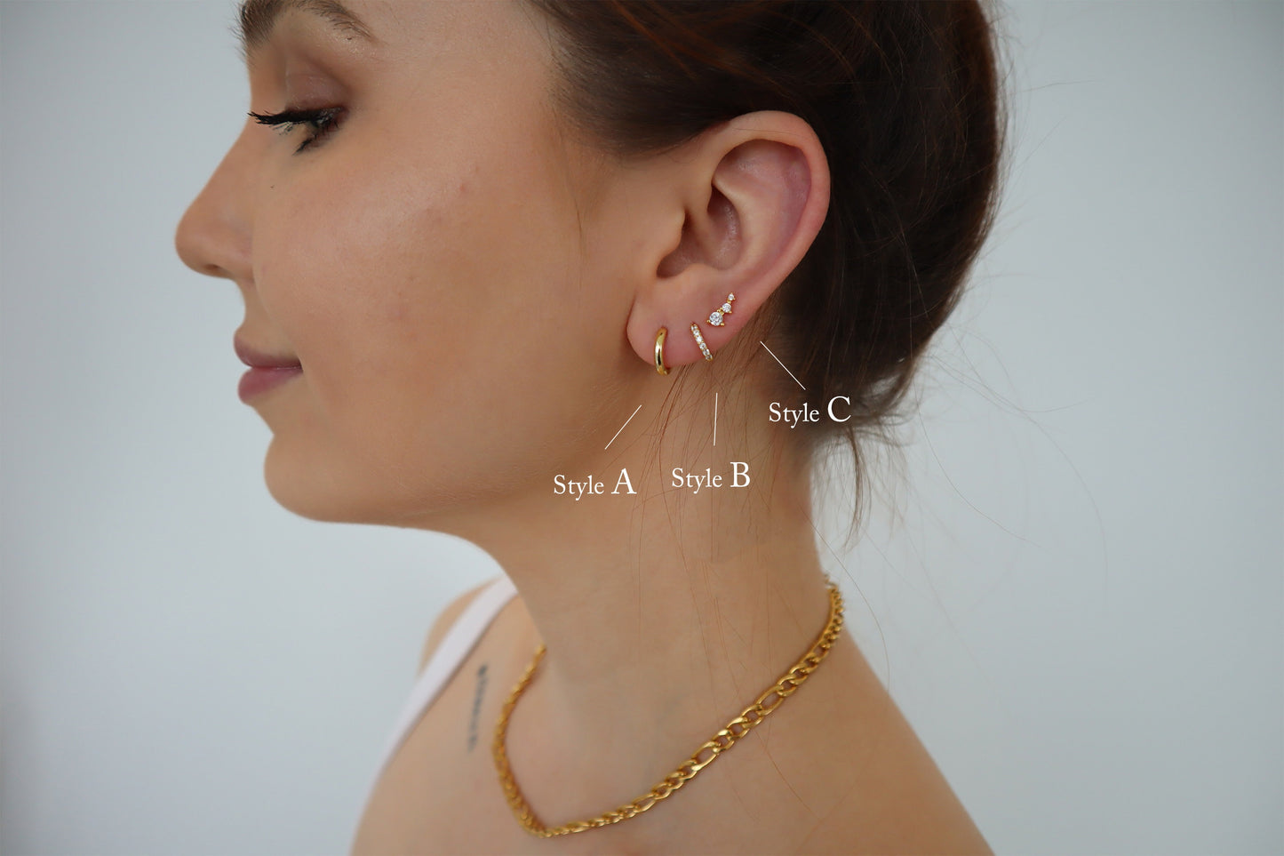 HOOP CLIMBER EARRING SET