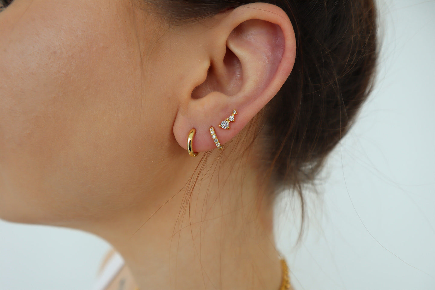 HOOP CLIMBER EARRING SET